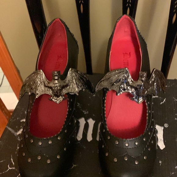 Demonia Shoes - Demonia Bat Mary Janes